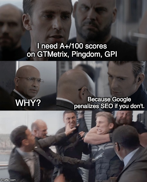 Why Google Pagespeed, Pingdom, and GTmetrix scores don't matter